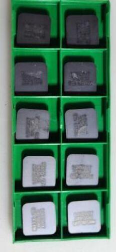 DESCRIPTION: (40) SPE-638 CARBIDE MILLING INSERTS BRAND/MODEL: LOVEJOY SPE-634 GR 607JRM RETAIL$: $ 17.30 EA QTY: 40