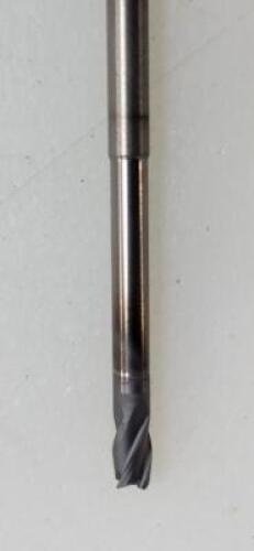 DESCRIPTION: (12) SOLID CARBIDESQ END MILL BRAND/MODEL: NIAGARA 5338403 922 RETAIL$: 48.75 EA SIZE: 1/8" 3/16" LOC QTY: 12