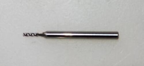 DESCRIPTION: (6) SOLID CARBIDE SQ END MILL BRAND/MODEL: ROBBJACK SEM04-20318 RETAIL$: 18.7 SIZE: .059" DIA .250" LOC QTY: 6