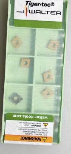 DESCRIPTION: (20) CCMT060204-PM5 CARBIDE MILLING INSERTS BRAND/MODEL: WALTER CCMT060204-PM5 WPP20 RETAIL$: 17.35 PER INSERT QTY: 20