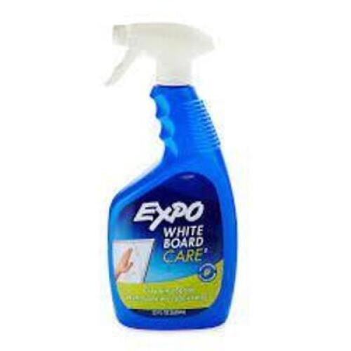 DESCRIPTION: (6) WHITEBOARD CARE CLEANING SPRAY BRAND/MODEL: EXPO $1752229 RETAIL$: $16.48 EA SIZE: 32 OZ QTY: 6