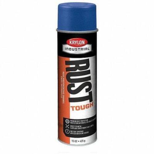 DESCRIPTION: (6) RUST PREVENTATIVE SPRAY PAINT BRAND/MODEL: KRYLON INDUSTRIAL #54TH67 INFORMATION: BLUE RETAIL$: $13.13 EA SIZE: 12 OZ QTY: 6