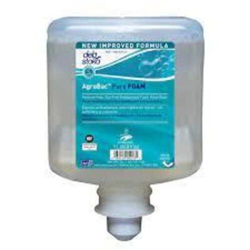 DESCRIPTION: (2) ANTIBACTERIAL FOAM HAND WASH BRAND/MODEL: AGROBAC PURE FOAM #AAGB120TF RETAIL$: $20.00 EA SIZE: 2L QTY: 2