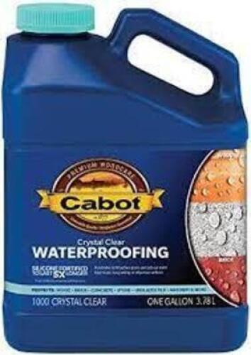 DESCRIPTION: (1) WATERPROOFING BRAND/MODEL: CABOT RETAIL$: $40.00 EA SIZE: 1 GALLON QTY: 1