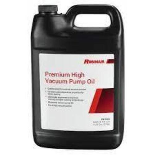DESCRIPTION: (2) VACUUM PUMP OIL BRAND/MODEL: ROBINAIR #13204 RETAIL$: $36.35 EA SIZE: 1 GALLON QTY: 2