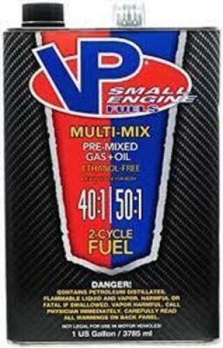 DESCRIPTION: (1) SMALL ENGINE FUEL MULTIMIX 40:1/50:1 BRAND/MODEL: VP SMALL ENGINE FUELS RETAIL$: $106 / EA SIZE: 1 GAL QTY: 1