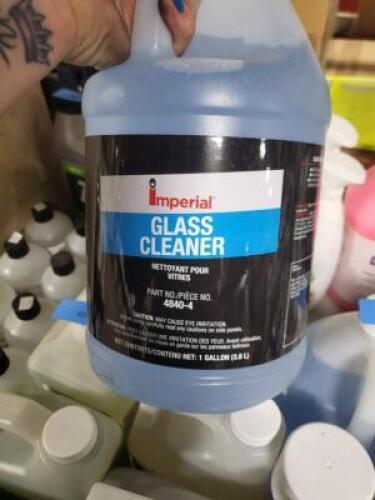 DESCRIPTION: (2) GLASS CLEANER BRAND/MODEL: IMPERIAL #4840-4 RETAIL$: $15.25 EA SIZE: 1 GALLON QTY: 2