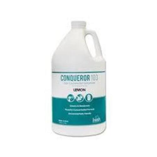 DESCRIPTION: (2) CONCENTRATE CLEANER AND DEODORIZER BRAND/MODEL: CONQUEROR 10 RETAIL$: 78.97 SIZE: 1 GALLON QTY: 2