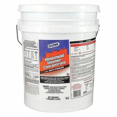 DESCRIPTION: (1) WINDSHIELD WASHER FLUID BRAND/MODEL: GUNK #54YK29 RETAIL$: $166.30 EA SIZE: 5 GALLON QTY: 1