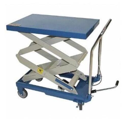 (1) BAILEIGH MANUAL MOBILE SCISSOR-LIFT TABLE