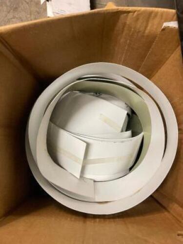 LARGE BOX OF ASSORTED SIDING PIECES