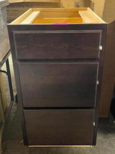 3 DRAWER KITCHEN CABINET