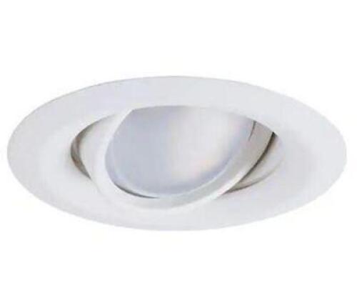 (9) - CT. BOX OF E26 SERIES 5 IN. WHITE RECESSED CEILING LIGHT SELF FLANGED ADJUSTABLE GIMBAL WITH 25 DEGREE TILT