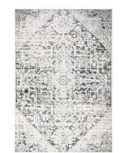 PATIO SOFIA FLEUR NAVY BLUE 5 FT. X 7 FT. MEDALLION INDOOR/OUTDOOR AREA RUG