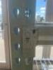 (3) - SECTIONS OF 8 FT. TEAR DROP PALLET RACKING - SEE ADDITIONAL INFO FOR LOT CONTENTS - 5