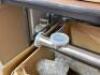 (5) - 38" SINGLE WALL STAINLESS STEEL TUBE WITH SIDEARM - 5