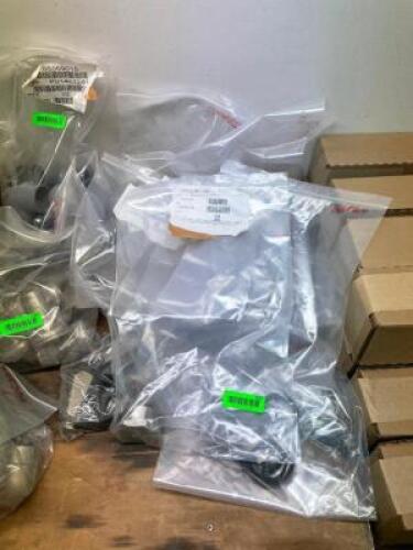 LARGE GROUP OF ASSORTED CONNECTORS AND GASKET PIECES