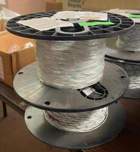 (2) - 1000 FT. ROLLS OF 1007-18/16 STR TNC PVC HOOKUP WIRE