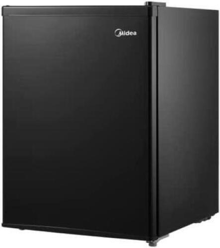 DESCRIPTION: (1) SINGLE DOOR COMPACT REFRIGERATOR BRAND/MODEL: GALANZ/GL17BK INFORMATION: BLACK, REVERSIBLE DOOR RETAIL$: $125.99 SIZE: 1.7CUFT, 19.09