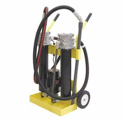 DESCRIPTION: (1) HYDRAULIC OIL FILTER CART BRAND/MODEL: PARKER/1XPW9 INFORMATION: 10GPM MAX FLOW, 35 PSI MAX, 3/4HP MOTOR, 115V AC RETAIL$: $2,881.56
