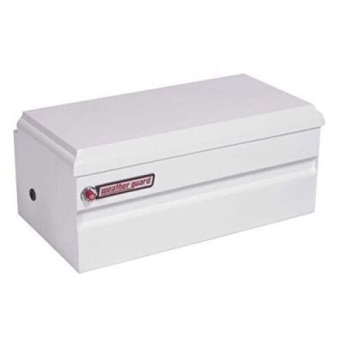 DESCRIPTION: (1) TRUCK BOX CHEST BRAND/MODEL: WEATHER GUARD #645-3-01 INFORMATION: WHITE RETAIL$: $705.00 EA SIZE: 37X20-1/4 QTY: 1