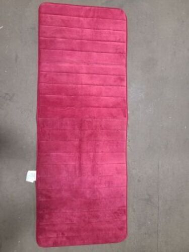 DESCRIPTION: (1) FLOOR MAT INFORMATION: RED SIZE: 63X24 QTY: 1