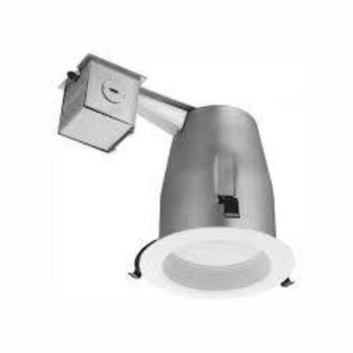 (3) LITHONIA WHITE BAFFLE RECESSED KIT