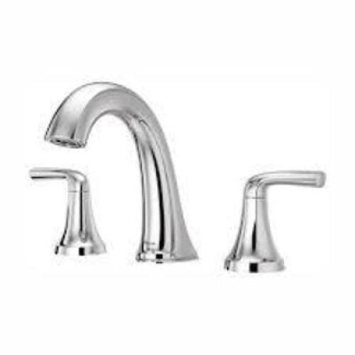 Ladera 8 in. Widespread 2-Handle Bathroom Faucet in Polished Chrome
