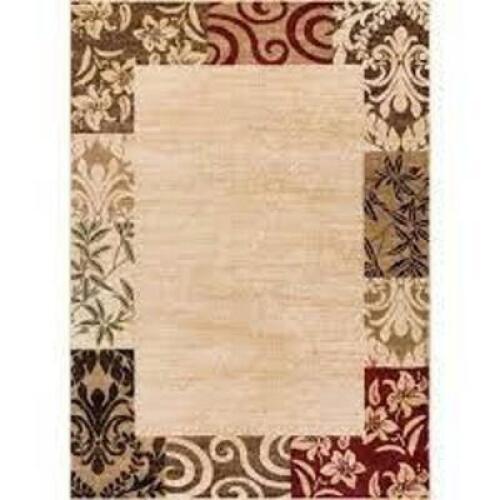 Barclay Vane Willow Damask Beige 4 ft. x 5 ft. Transitional Area Rug