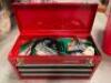4 - COMPARTMENT TOOL BOX WITH CONTENTS - 2