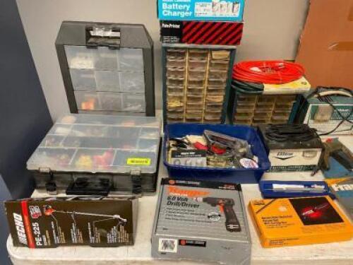LARGE GROUP OF ASSORTED TOOLS / ORGANIZERS / VINTAGE TOOLS