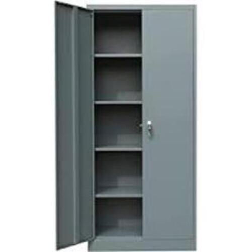DESCRIPTION: (1) STORAGE CABINET BRAND/MODEL: SANDUSKY #4BB71 INFORMATION: GRAY RETAIL$: $597.80 EA SIZE: 36 IN X 18 IN X 72 IN, SWING HANDLE & KEYED,