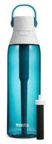 DESCRIPTION: (1) PREMIUM FILTERING WATER BOTTLE BRAND/MODEL: BRITA INFORMATION: SEA GLASS RETAIL$: $22.9 EA SIZE: 26 OZ QTY: 1