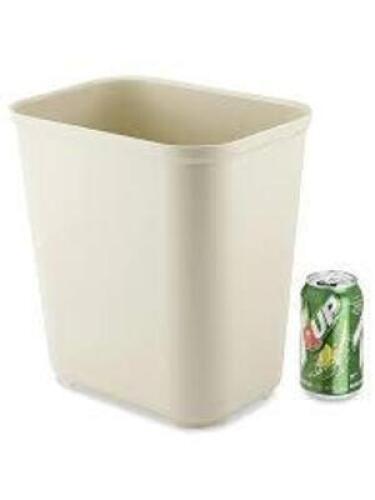 DESCRIPTION: (2) FIRE-RESISTANT WASTEBASKET BRAND/MODEL: MAR BAL INFORMATION: WHITE/CREAM RETAIL$: $22.23 EA SIZE: 1-1/2 GAL QTY: 2