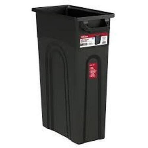 DESCRIPTION: (1) TRASH CAN BRAND/MODEL: HYPER TOUGH INFORMATION: BLACK RETAIL$: $19.98 EA SIZE: 23 GALLON QTY: 1