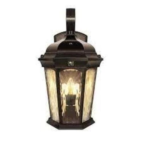 DESCRIPTION: (2) WALL FLAME LANTERN BRAND/MODEL: EURI RETAIL$: $70.00 EA SIZE: 12.5 W QTY: 2