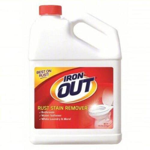 DESCRIPTION: (1) RUST STAIN REMOVER BRAND/MODEL: IRON OUT #60MM34 RETAIL$: $50.00 EA SIZE: 1 GALLON QTY: 1