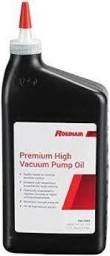 DESCRIPTION: (6) VACUUM PUMP OIL BRAND/MODEL: ROBINAIR #13119 RETAIL$: $14.99 EA SIZE: 16 OZ QTY: 6