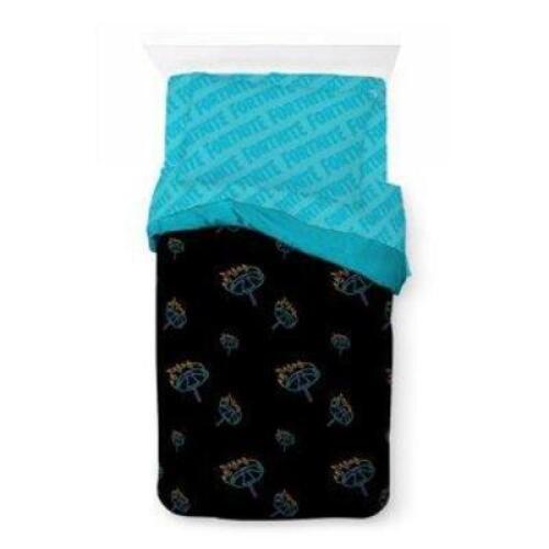 DESCRIPTION: (1) MICROFIBER BED IN A BAG SET BRAND/MODEL: FORTNITE INFORMATION: 86 X 64, INCLUDES FITTED SHEET, FLAT SHEET, PILLOW CASE, COMFORTER RET