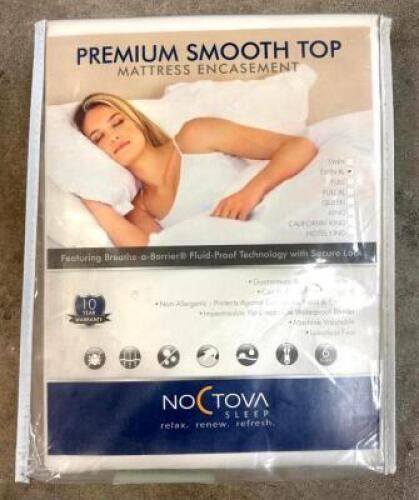 DESCRIPTION: PREMIUM SMOTH TOP MATTRESS ENCASEMENT- TWIN XL BRAND/MODEL: NOCTOVA SIZE: TWIN XL