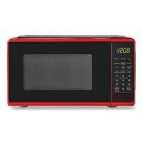 0.7 CU FT COMPACT COUNTERTOP MICROWAVE OVEN-RED