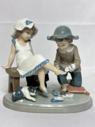 LLADRO PORCELAIN FIGURINE - "TRY THIS ONE"