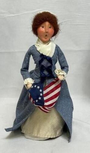 BYERS CHOICE CAROLERS DOLL - INDEPENDENCE DAY