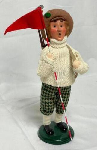 BYERS CHOICE CAROLERS DOLL - GOLFERS