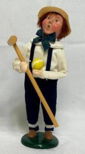 BYERS CHOICE CAROLERS DOLL - CROQUET