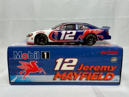 JEREMY MAYFIELD #12 MOBIL 1 2000 FORD TAURUS 1:24 SCALE AUTHENTIC STOCK CAR