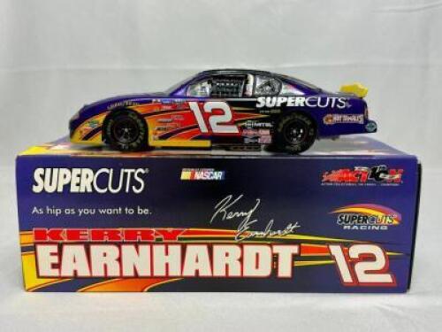 KERRY EARNHARDT #12 SUPERCUTS 2002 MONTE CARLO 1:24 SCALE AUTHENTIC STOCK CAR