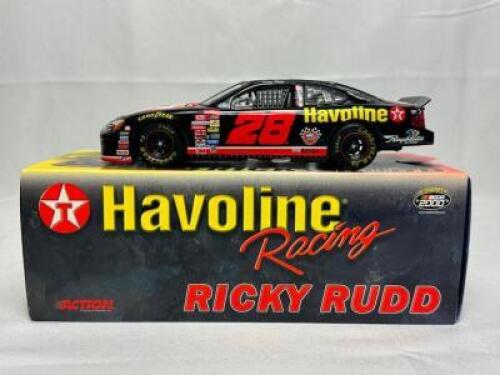 RICKY RUDD #28 TAXACO 2000 FORD TAURUS 1:24 SCALE AUTHENTIC STOCK CAR