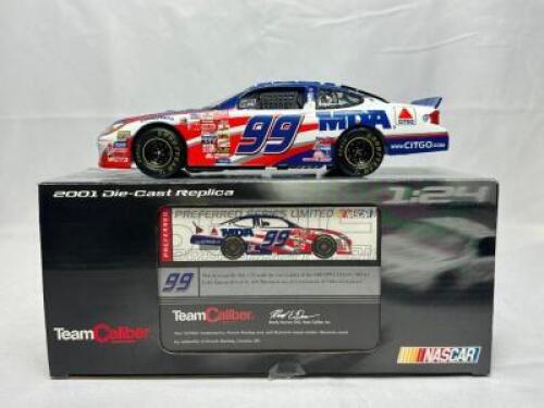 JEFF BURTON #99 CITGO 2001 FORD TARUS 1:24 SCALE AUTHENTIC STOCK CAR