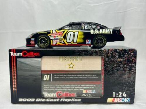 JERRY NADEAU #1 US ARMY 2001 PONTAIC GRAND PRIX 1:24 SCALE AUTHENTIC STOCK CAR